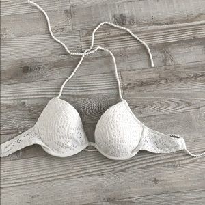 White Lace Swimsuit Top